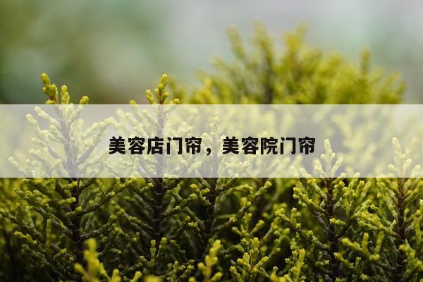 美容店门帘，美容院门帘