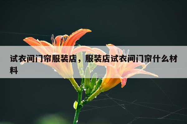 试衣间门帘服装店，服装店试衣间门帘什么材料