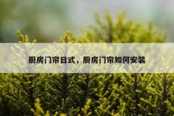 厨房门帘日式，厨房门帘如何安装