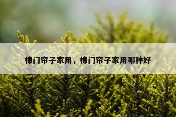 棉门帘子家用，棉门帘子家用哪种好