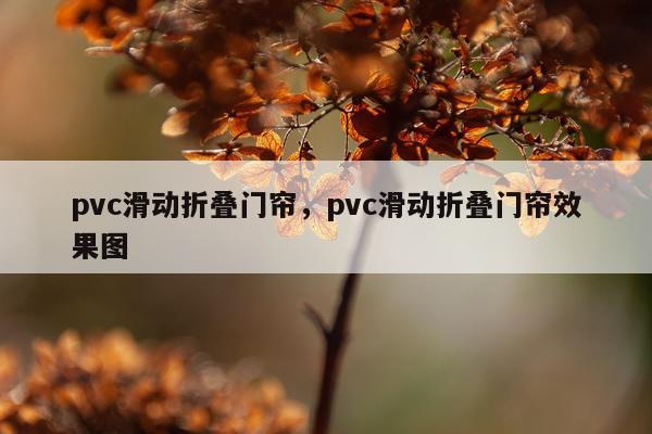 pvc滑动折叠门帘，pvc滑动折叠门帘效果图